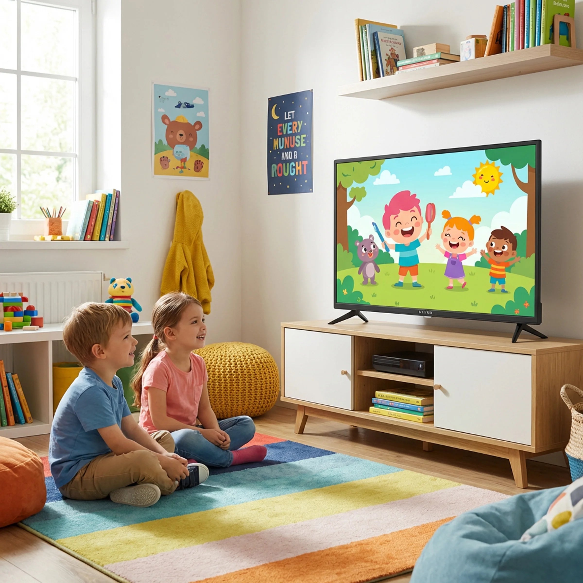 LED TV Kiano SlimTV 32 HD Ready HDMI USB PVR recorder HD picture