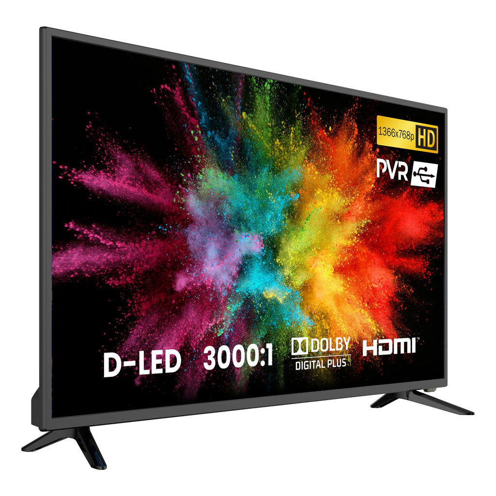 LED TV Kiano SlimTV 32 HD Ready HDMI USB PVR recorder HD picture