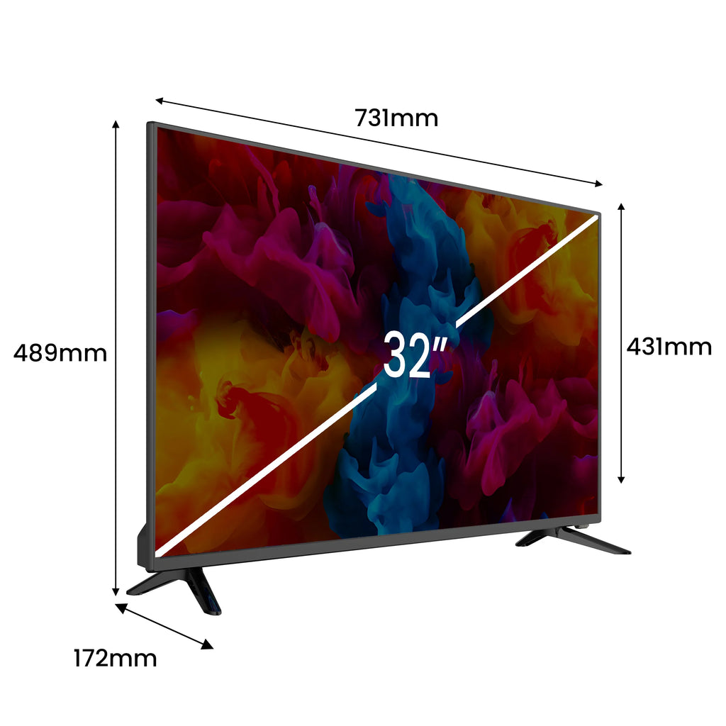 TV LED Kiano SlimTV 32" HD Ready – HDMI, USB, PVR