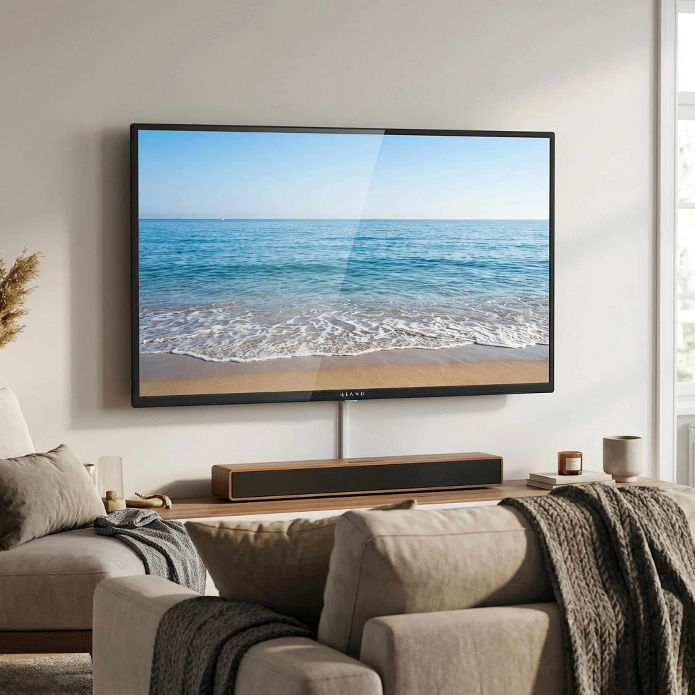 LED TV Kiano SlimTV 32 HD Ready HDMI USB PVR recorder HD picture