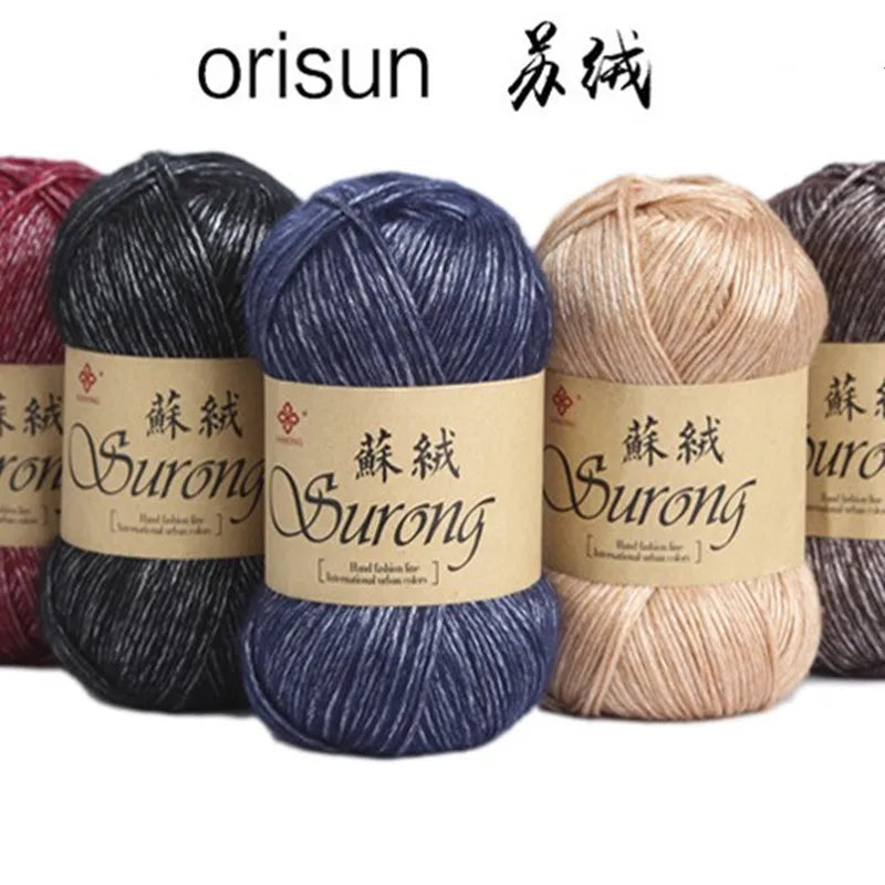 100g/Ball 325m Knitting Yarn Crochet Needlework Thick Wool Thread Yarn For Hand Knitting Scarf Sweater Crochet Yarn
