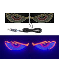 Lumini LED Devil Eyes USB Parbriz – 11 Moduri, Dinamic