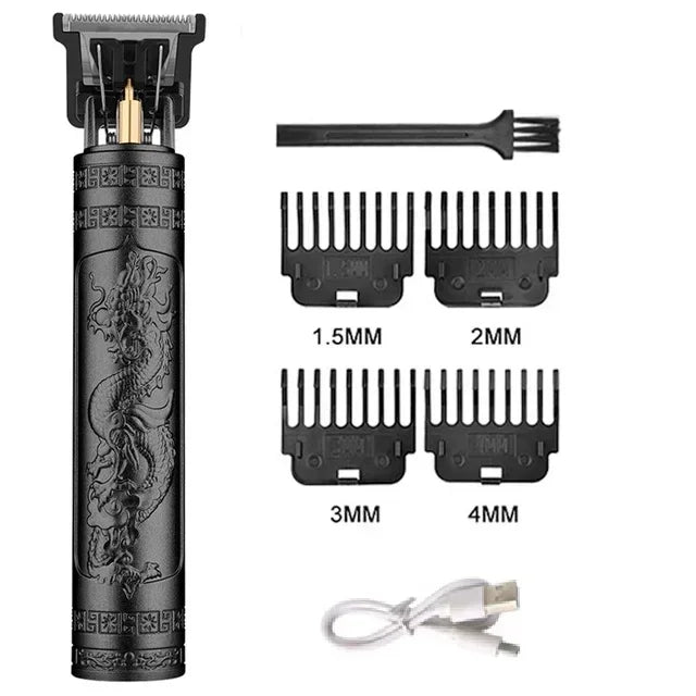 Mașină de Tuns Electrică Vintage XMSJ Cordless cu Încărcare USB