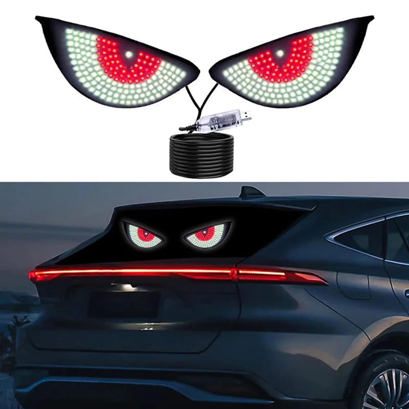 Lumini LED Devil Eyes USB Parbriz – 11 Moduri, Dinamic