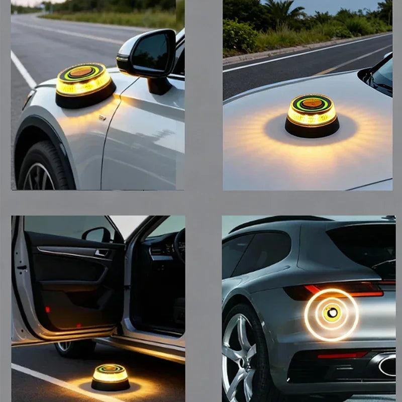 2026 1 LED Car Emergency Light Approved by DGT with Geolocation Tracker for Quick And Efficient Position Light 360 Degree Vision