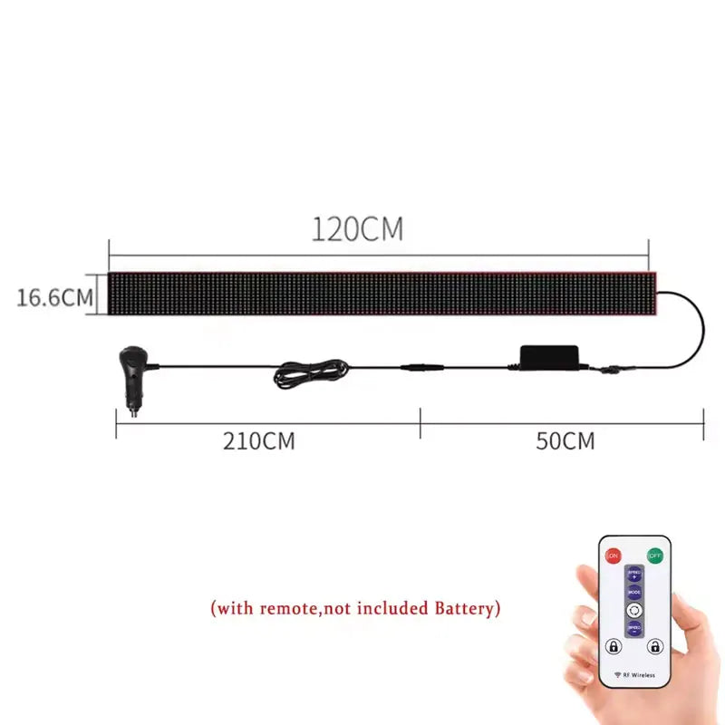 Panou LED Devil Eye Camion/Mașină – Telecomandă, 12V/24V