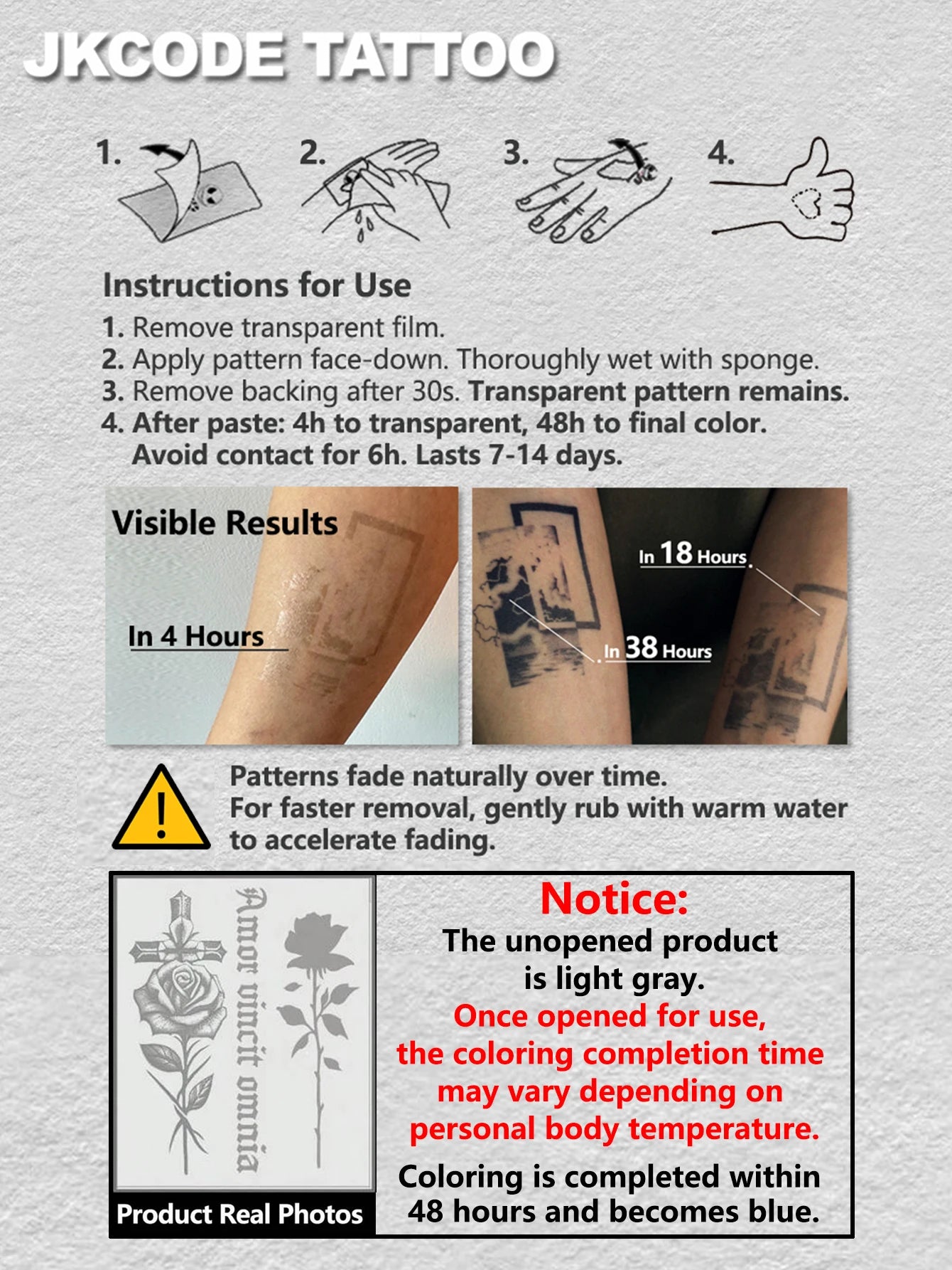 Tatuaj Semi-Permanent Lucky Totem Hip-Hop Waterproof Unisex