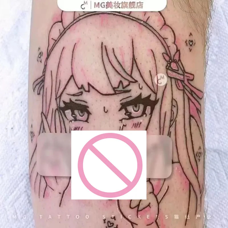 Tatuaj Temporar Anime Japonez Sexy Waterproof pentru Femei