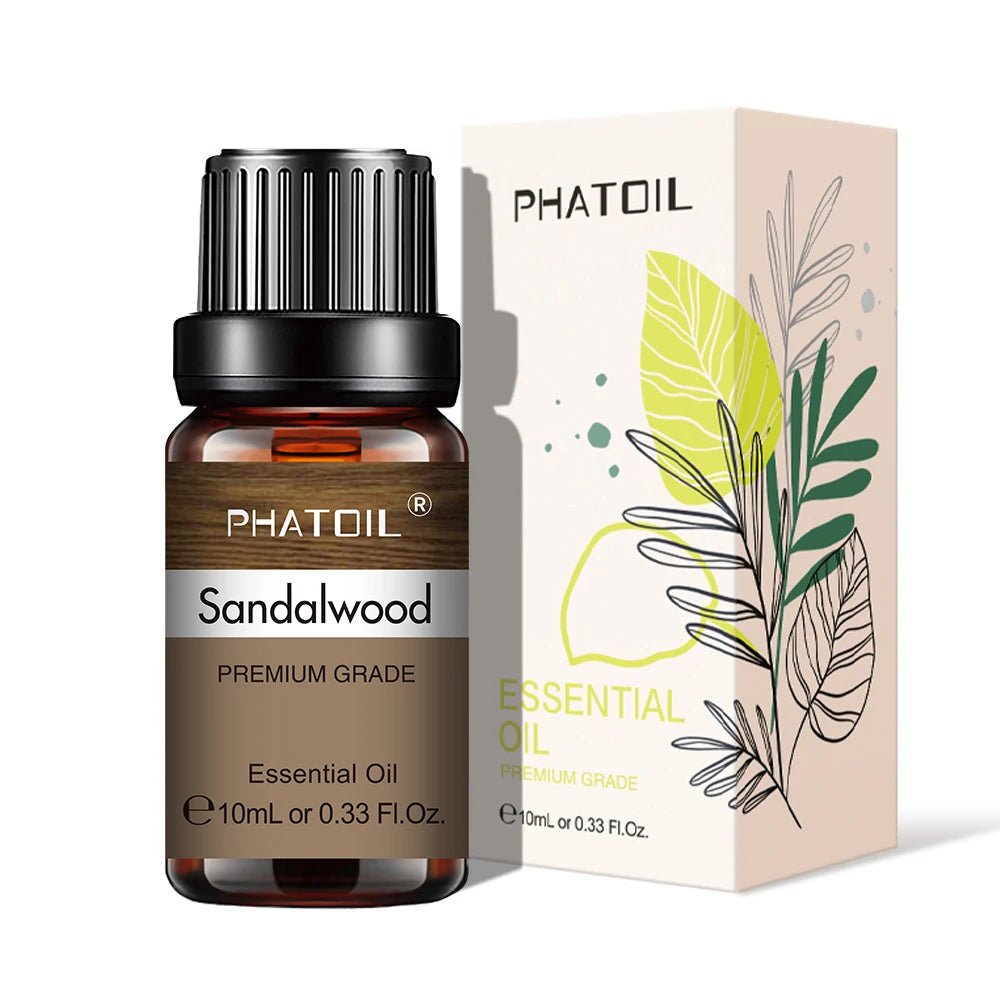 Ulei Esențial Natural PHATOIL 10ml – Eucalipt, Lavandă, Mentă