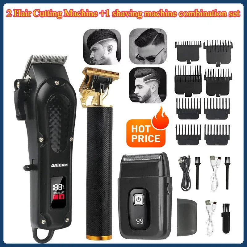 Mașină de Tuns Electrică Vintage XMSJ Cordless cu Încărcare USB
