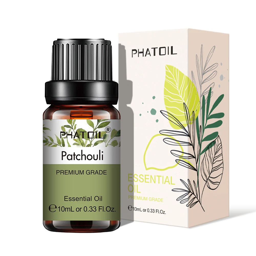 Ulei Esențial Natural PHATOIL 10ml – Eucalipt, Lavandă, Mentă