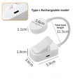 Lampă de Noapte Reîncărcabilă USB cu Clip – LED 3 Culori, Reglaj Continuu