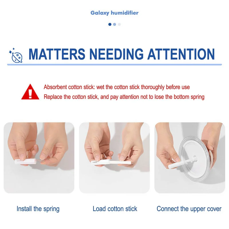 Umidificator Galaxy cu LED 7 Culori – Design Planetă Pământ/Jupiter