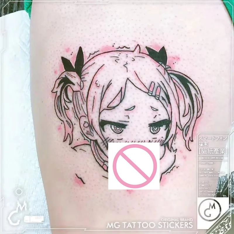 Tatuaj Temporar Anime Japonez Sexy Waterproof pentru Femei