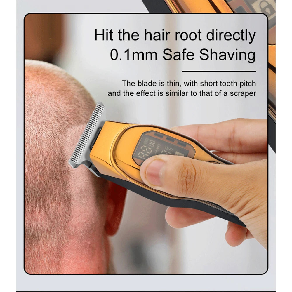 Mașină de Tuns Profesională Hiena Cordless cu Încărcare Rapidă