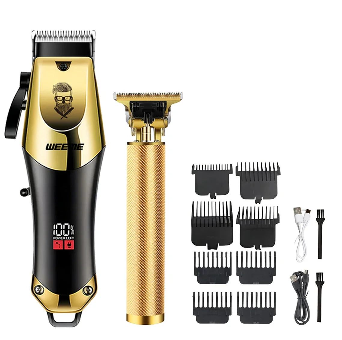 Mașină de Tuns Electrică Vintage XMSJ Cordless cu Încărcare USB