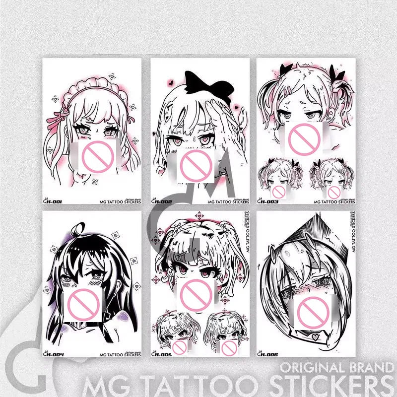 Tatuaj Temporar Anime Japonez Sexy Waterproof pentru Femei