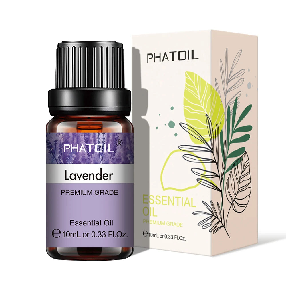 Ulei Esențial Natural PHATOIL 10ml – Eucalipt, Lavandă, Mentă