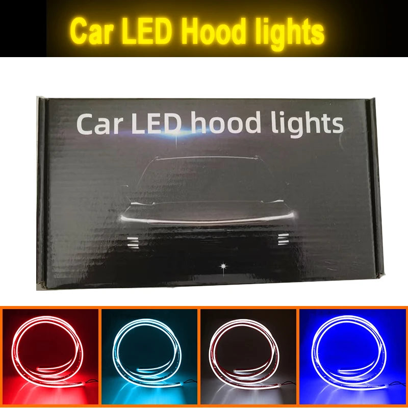 Lumini LED Capotă Auto Flexibile RGB – DRL, Ambient, 12V (V2)