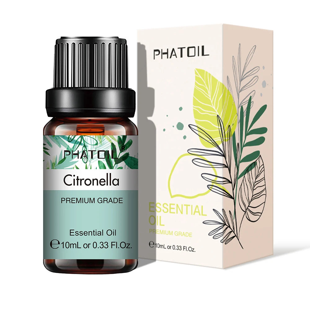 Ulei Esențial Natural PHATOIL 10ml – Eucalipt, Lavandă, Mentă