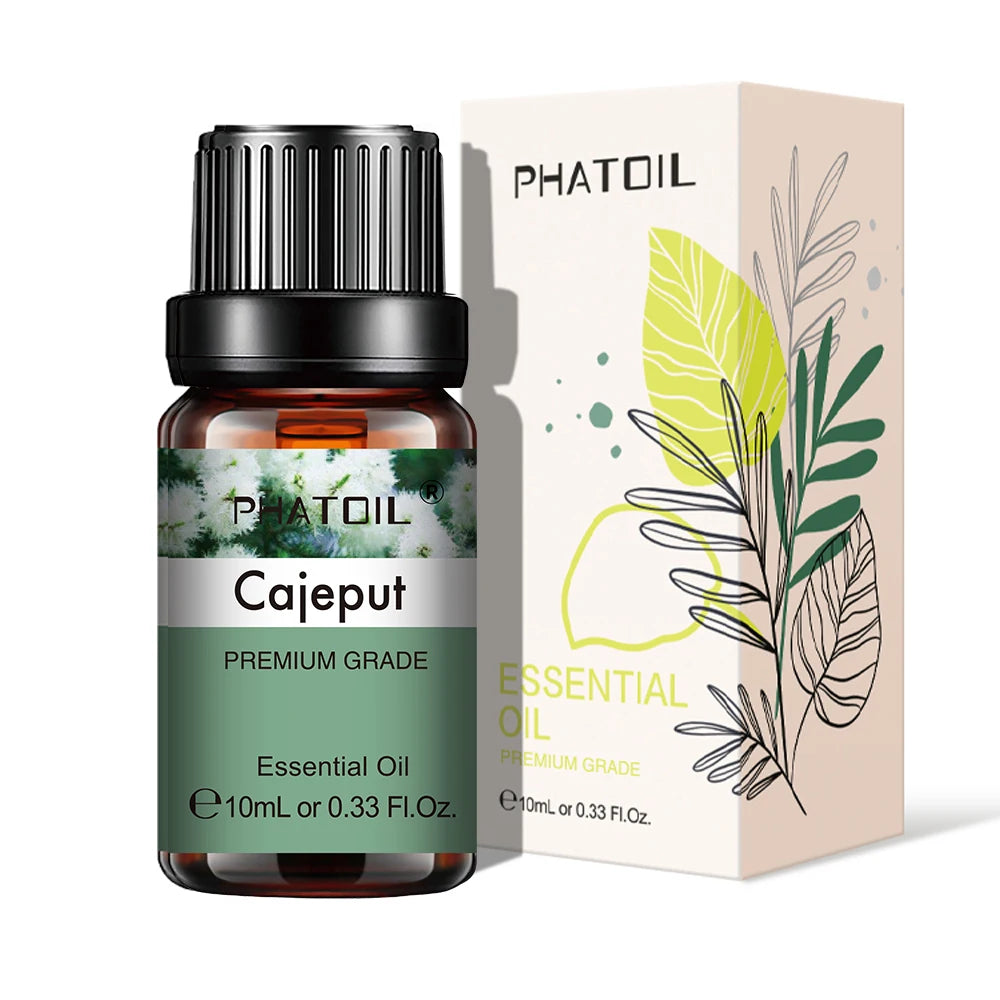 Ulei Esențial Natural PHATOIL 10ml – Eucalipt, Lavandă, Mentă