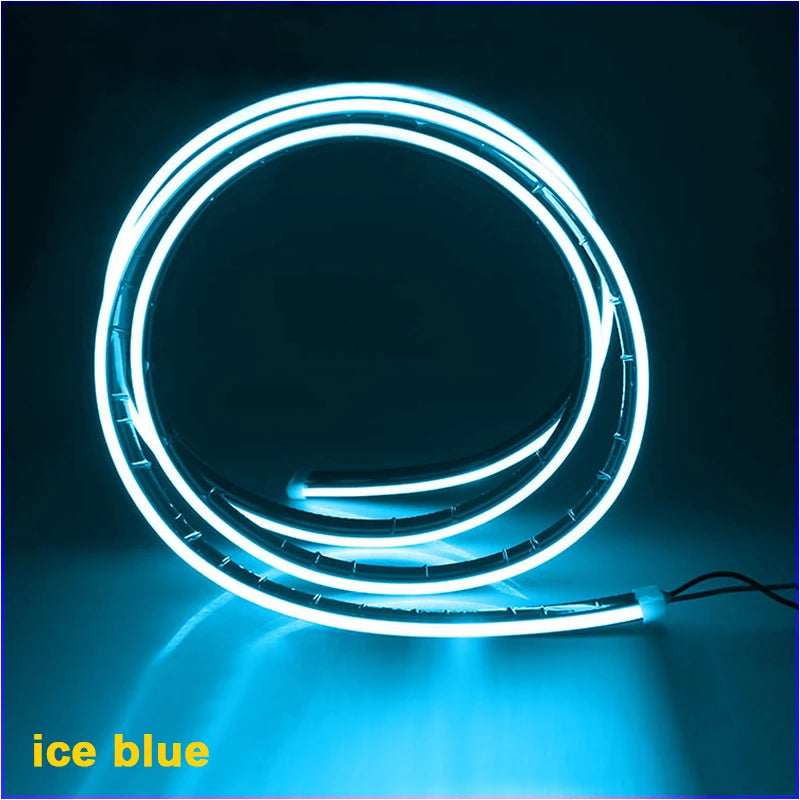 Lumini LED Capotă Auto Flexibile RGB – DRL, Semnalizare, 12V