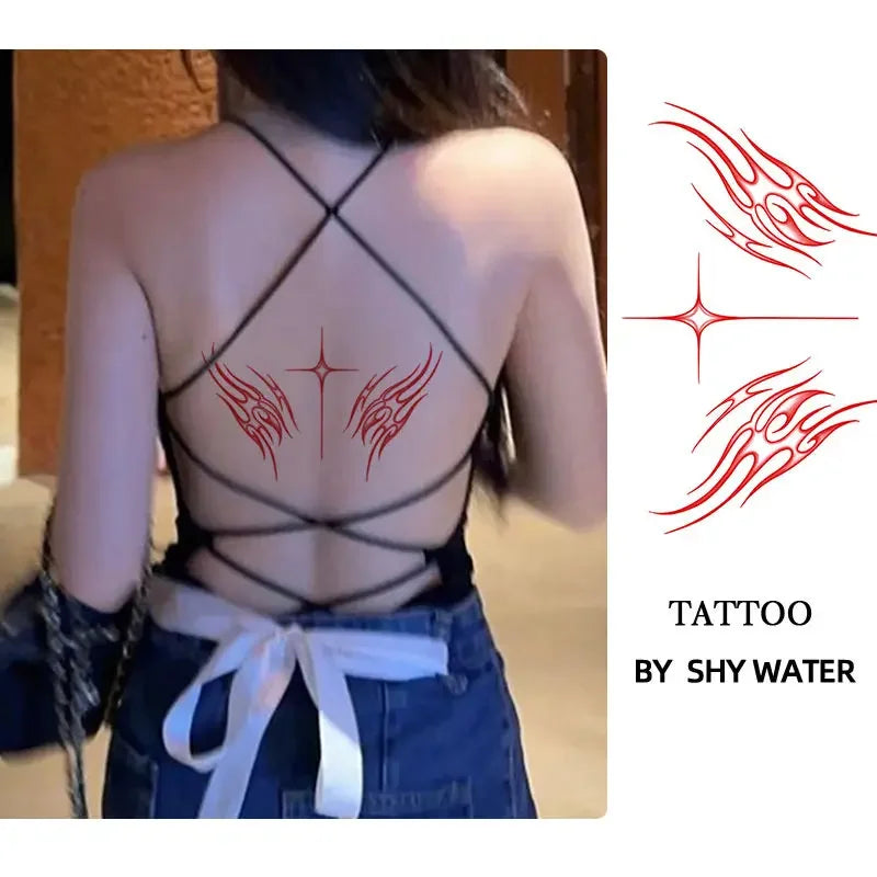 Tatuaj Temporar Sexy Succubus Fluture Waterproof pentru Femei