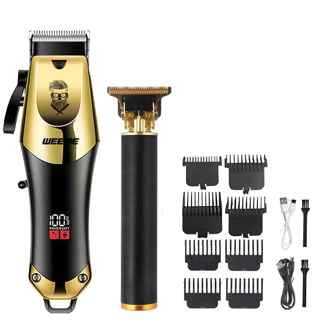 Mașină de Tuns Electrică Vintage XMSJ Cordless cu Încărcare USB