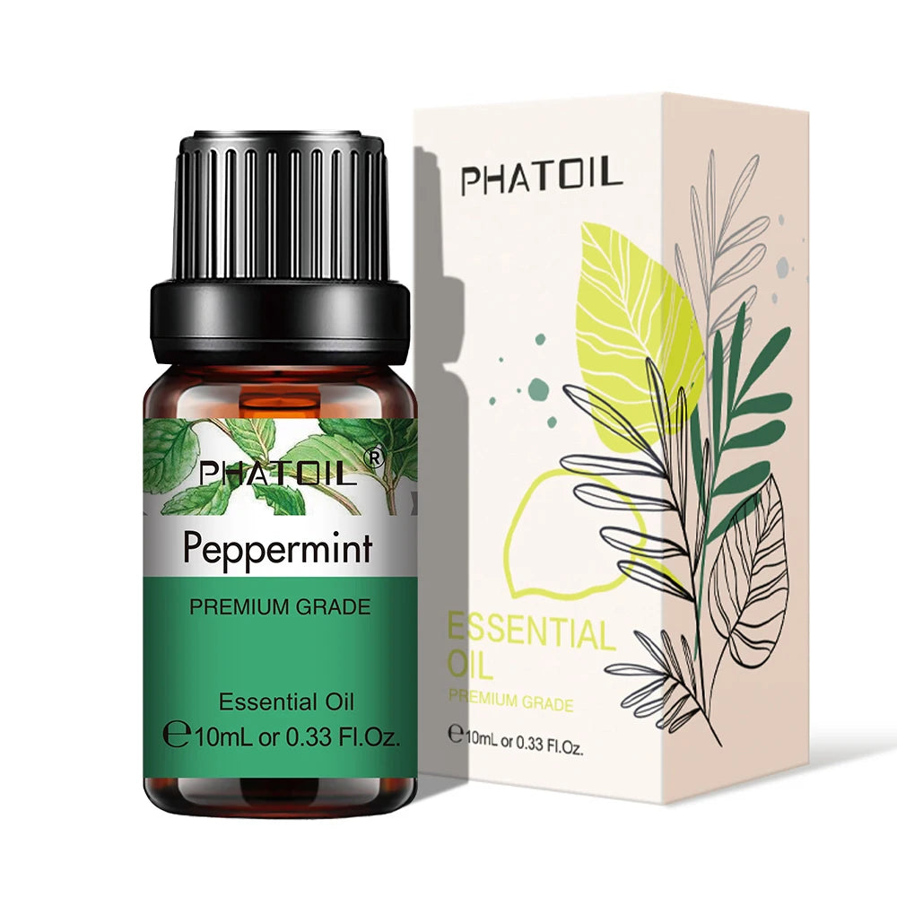 Ulei Esențial Natural PHATOIL 10ml – Eucalipt, Lavandă, Mentă