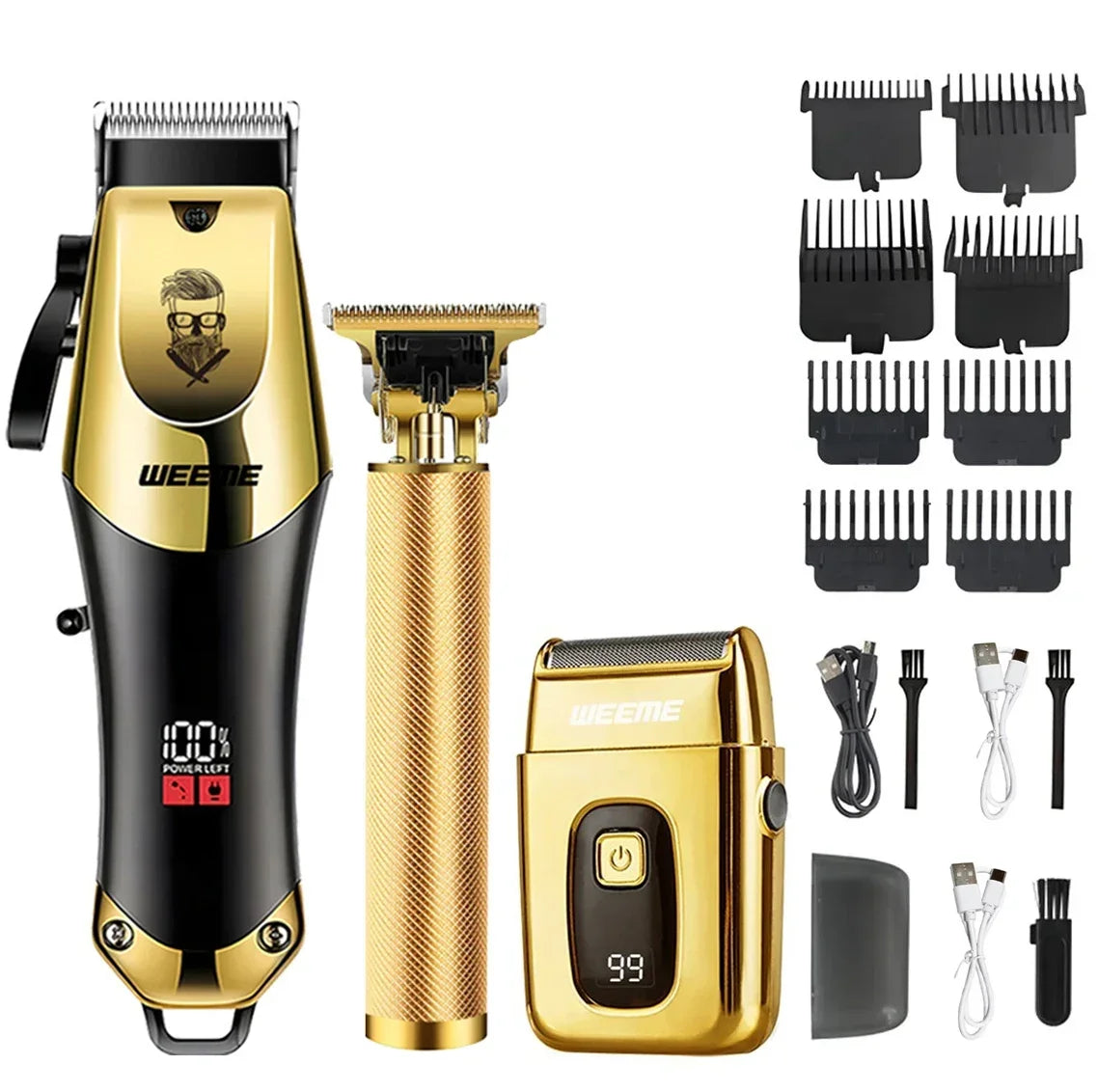 Mașină de Tuns Electrică Vintage XMSJ Cordless cu Încărcare USB