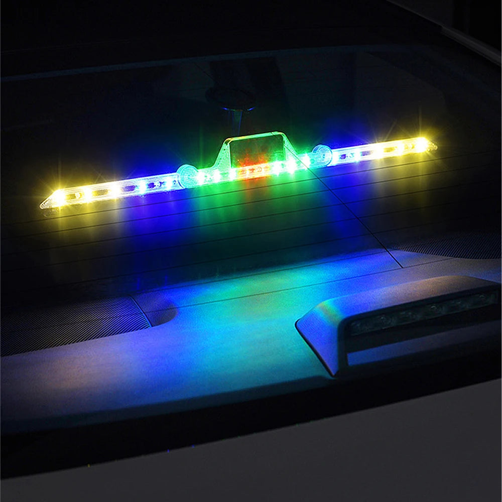 Lumini Stroboscopice LED Solar Auto – Avertizare, 18 LED, 11 Moduri