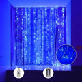 Ghirlandă LED cu Perdea – 8 Moduri Luminoase, USB, Telecomandă