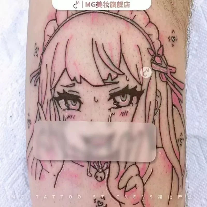 Tatuaj Temporar Anime Japonez Sexy Waterproof pentru Femei
