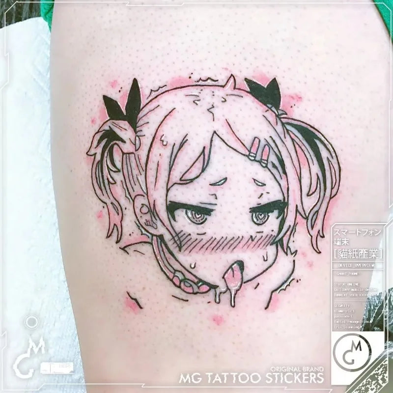 Tatuaj Temporar Anime Japonez Sexy Waterproof pentru Femei