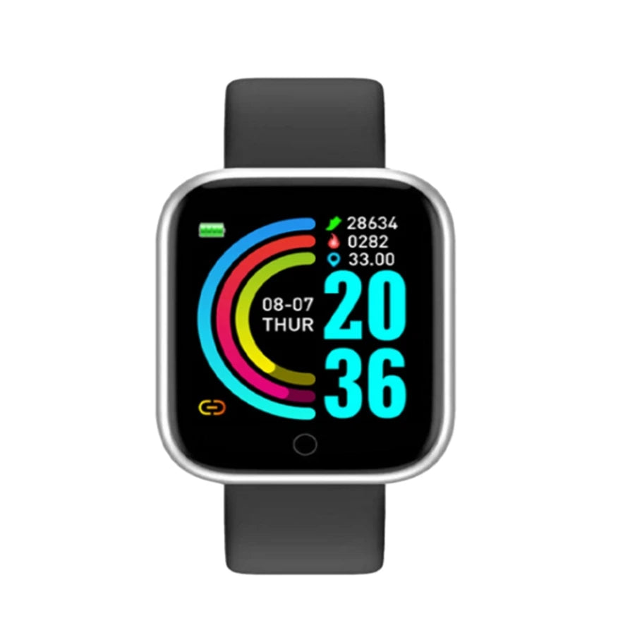Smartwatch Sport cu Brățară – Monitorizare Fitness, Compatibil Android