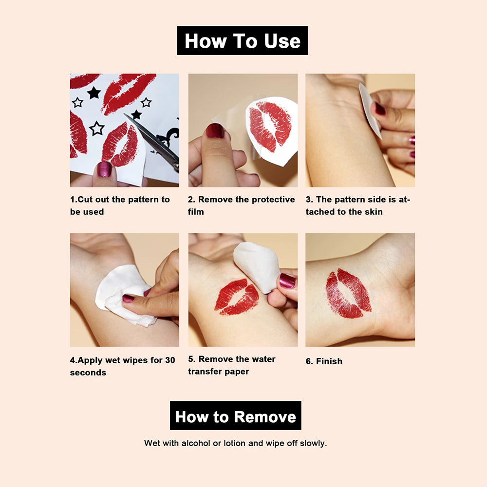 Tatuaj Temporar Semi-Permanent Juice Ink cu Citat Inspirational