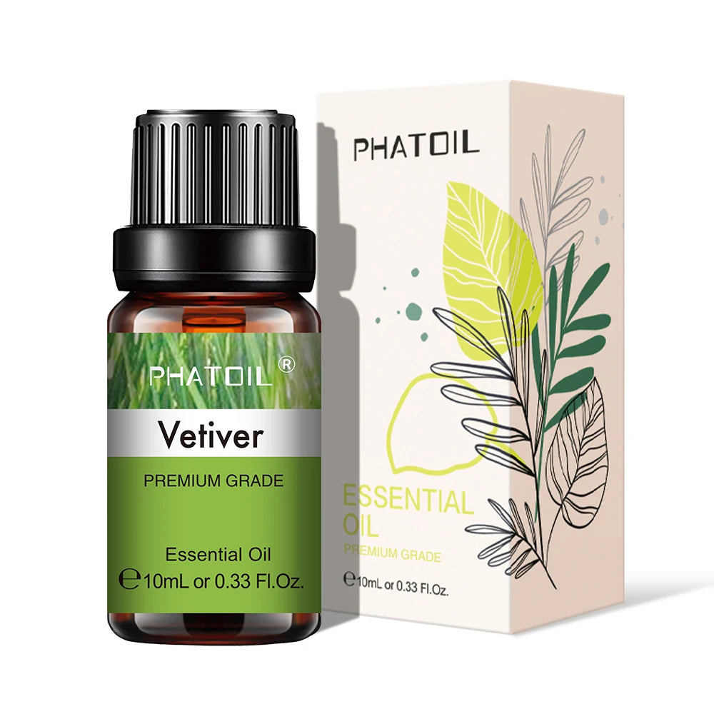 Ulei Esențial Natural PHATOIL 10ml – Eucalipt, Lavandă, Mentă