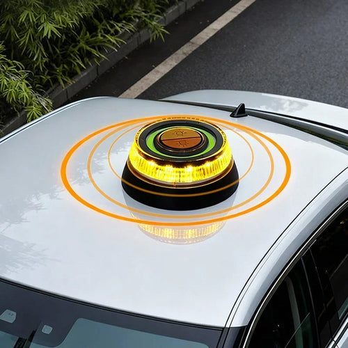 2026 1 LED Car Emergency Light Approved by DGT with Geolocation Tracker for Quick And Efficient Position Light 360 Degree Vision