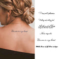 Tatuaj Temporar Semi-Permanent Juice Ink cu Citat Inspirational