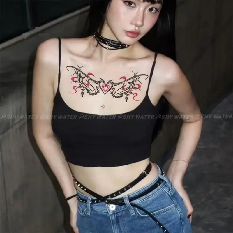 Tatuaj Temporar Sexy Succubus Fluture Waterproof pentru Femei
