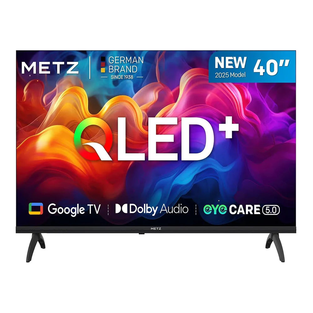 Metz QLED TV 32 "40" Inch Smart LED Television Google Tele HDR 10 Dolby Audio Bluetooth 5.1 EyeCare Tuner 2025 32MQF7030Z