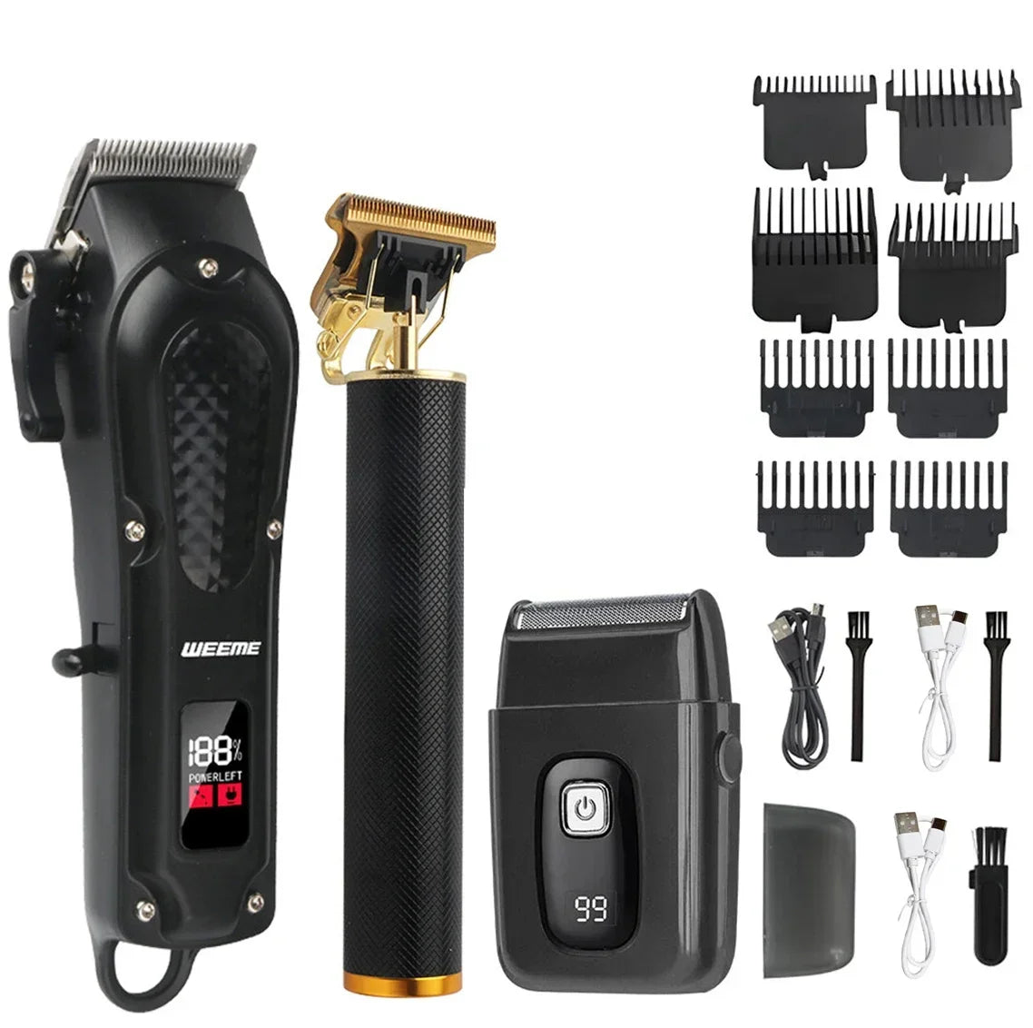 Mașină de Tuns Electrică Vintage XMSJ Cordless cu Încărcare USB
